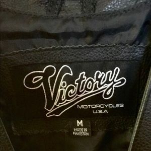 VICTORY motorcycle women Medium leather vest